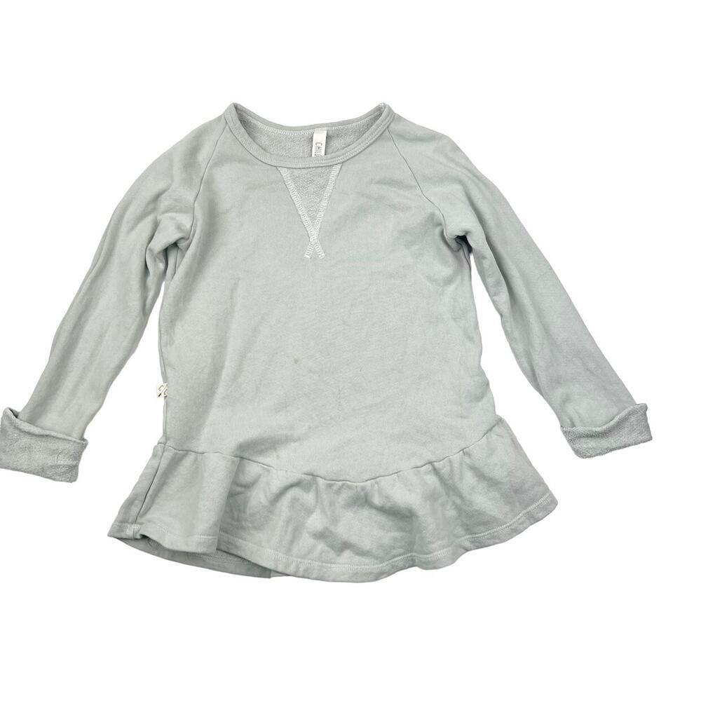 Childhoods Clothing Peplum Crewneck Sweatshirt